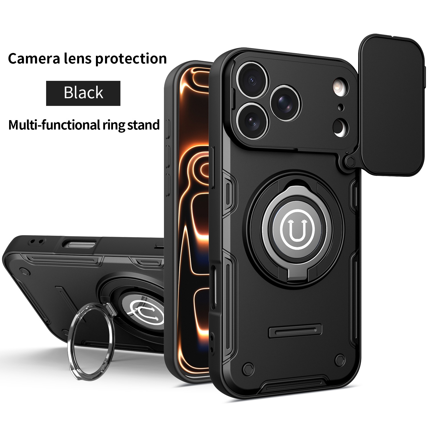 Shockproof Power Slide Camera  - Camera Lens Protector reseña y precio