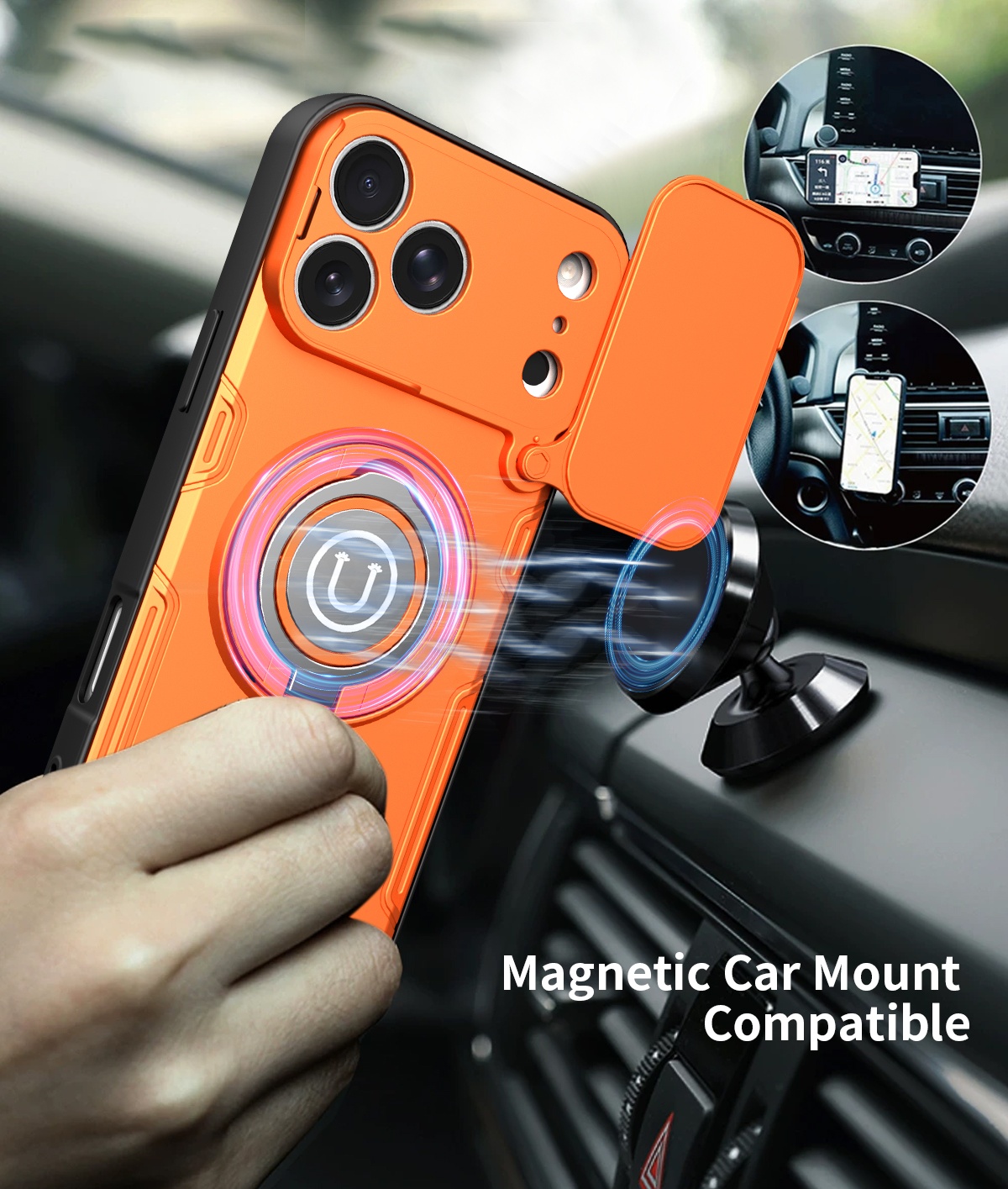 Shockproof Power Slide Camera  - Camera Lens Protector reseña y precio