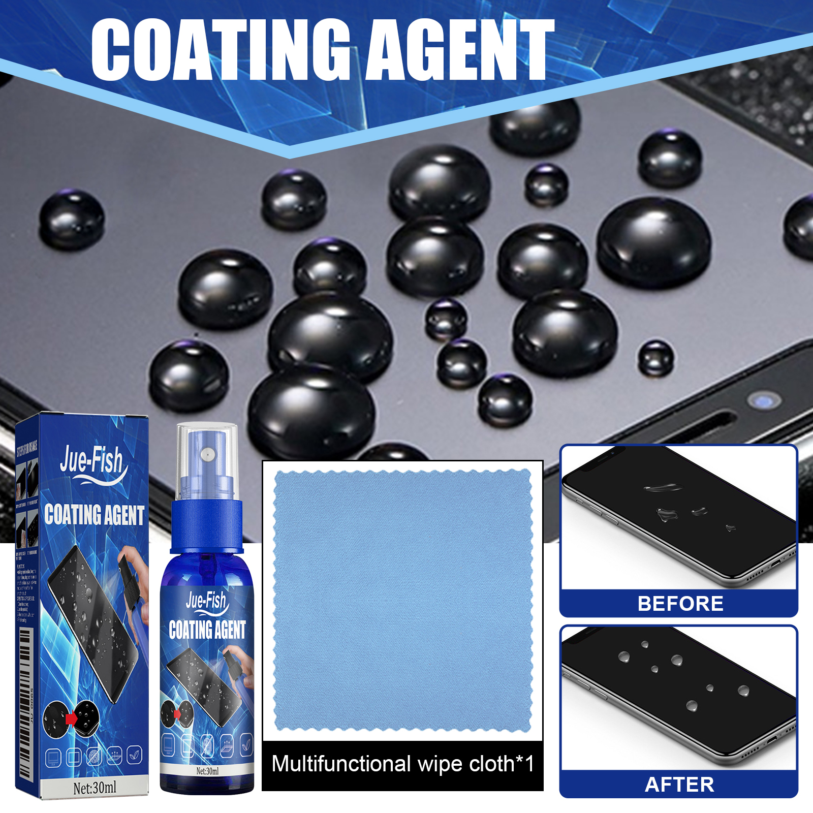 Screen Coating Agent, Smartpho - Oleophobic Coating Spray reseña y precio