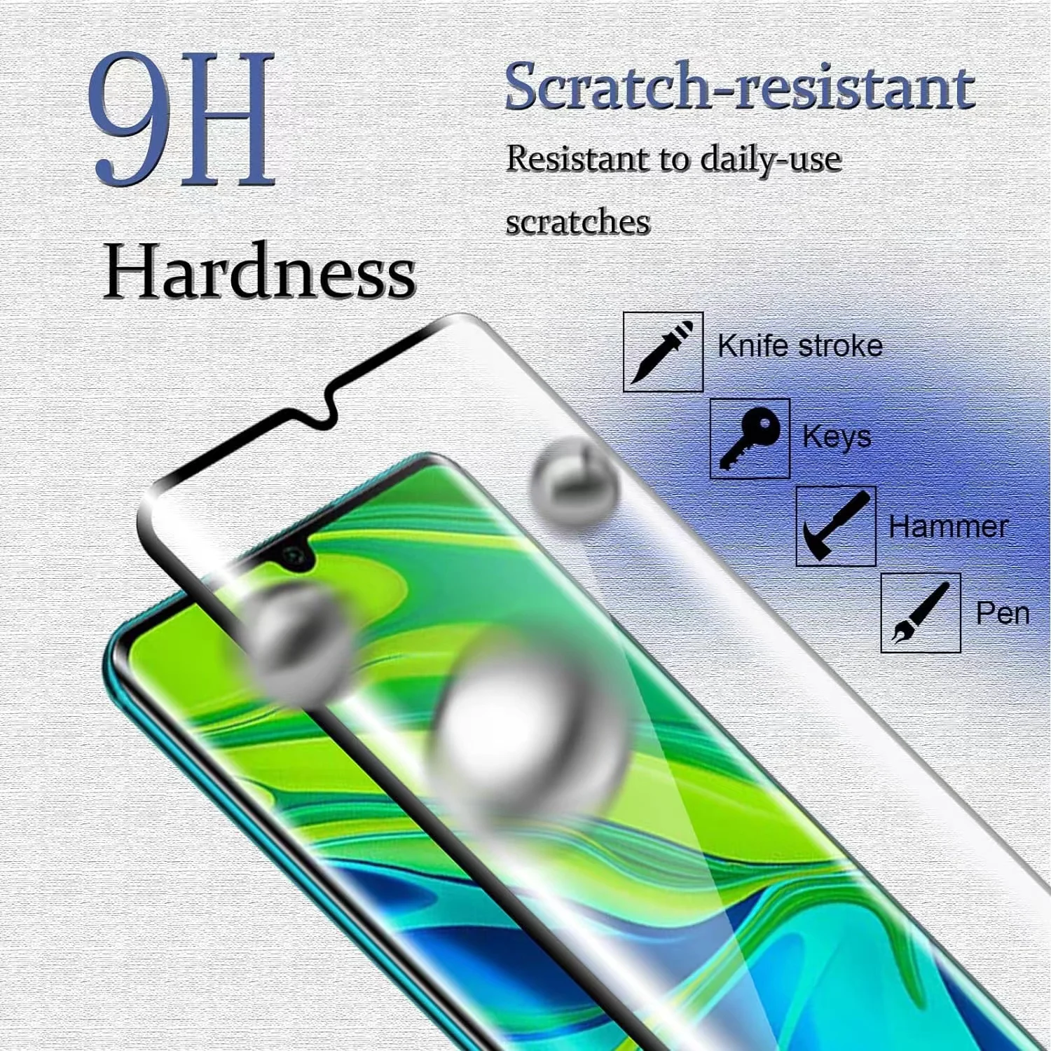 6IN1 For Xiaomi Mi 10 Glass Mi - Curved Edge Screen reseña y precio