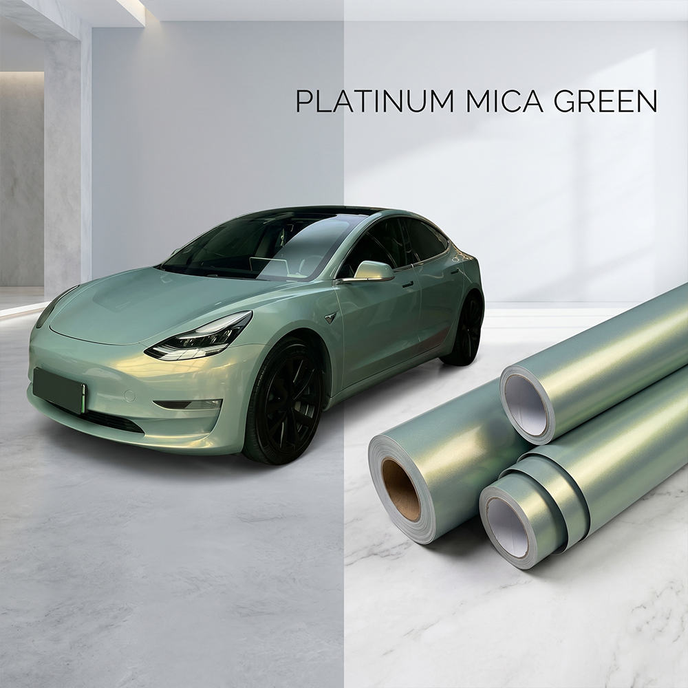 Car Vinyl Wrap Film Mica Green - Air Bubble Remover reseña y precio