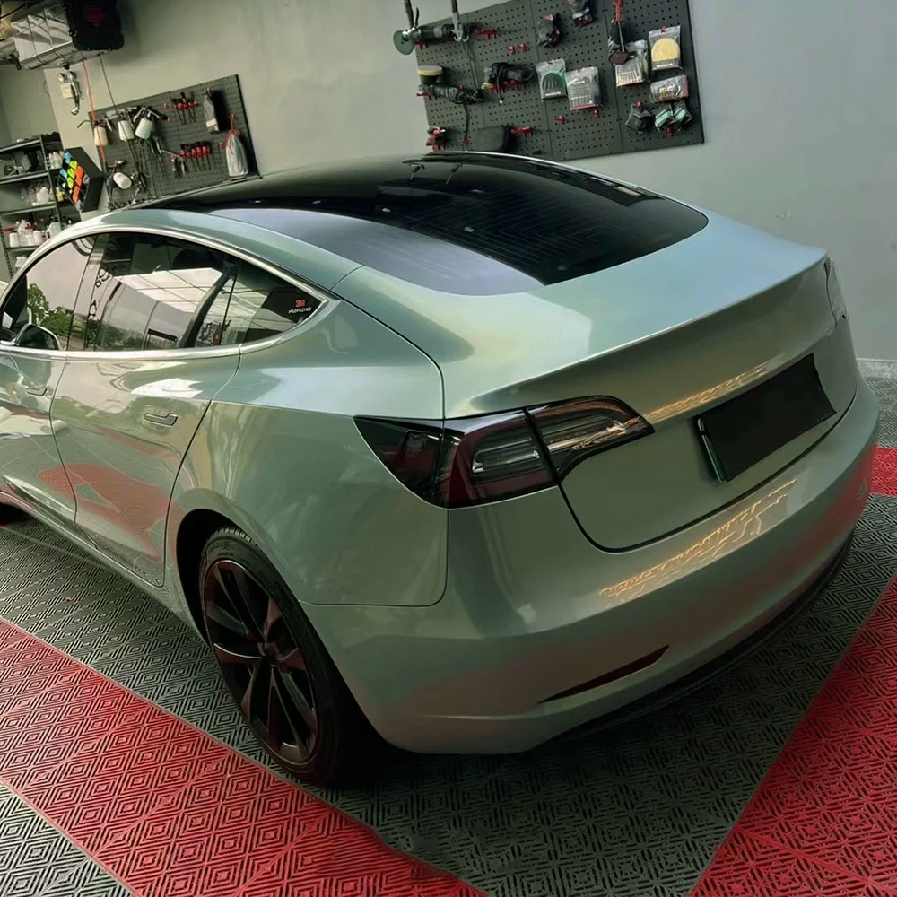 Car Vinyl Wrap Film Mica Green - Air Bubble Remover reseña y precio