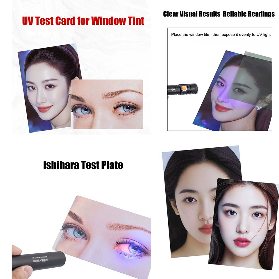 Blue Light & UV Test Card for  - Anti Blue Light Film reseña y precio