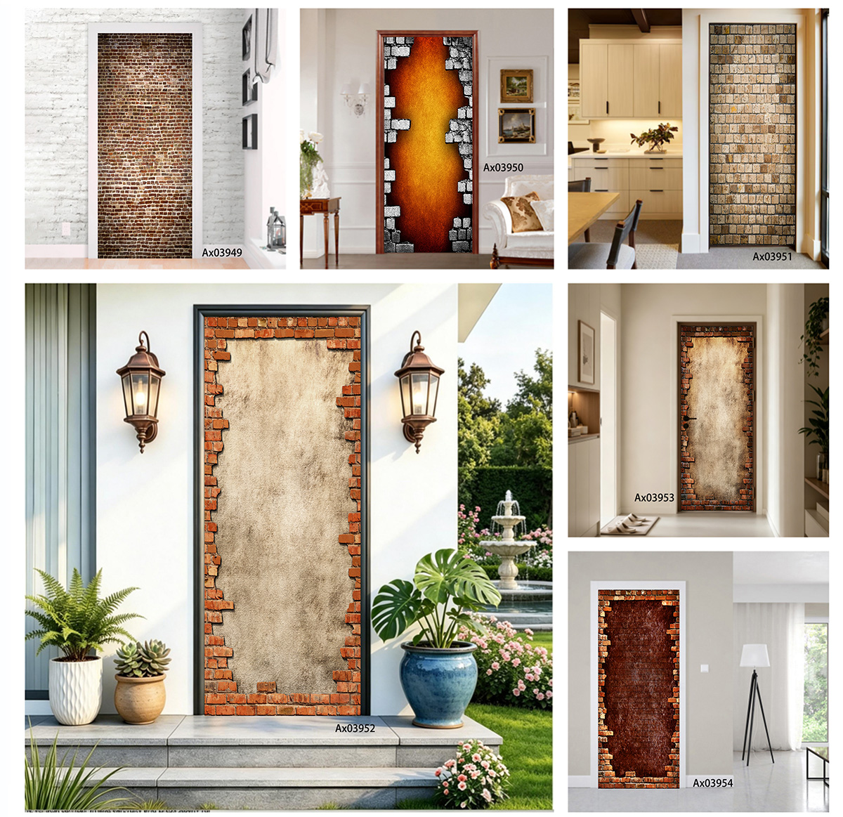 Vintage Industrial Broken Bric - Full Cover Adhesive reseña y precio