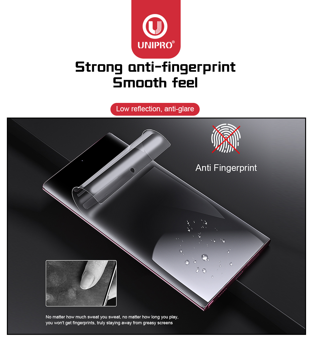 UNIPRO 50Pcs Full Coverage Ant - Flexible Tpu Film reseña y precio