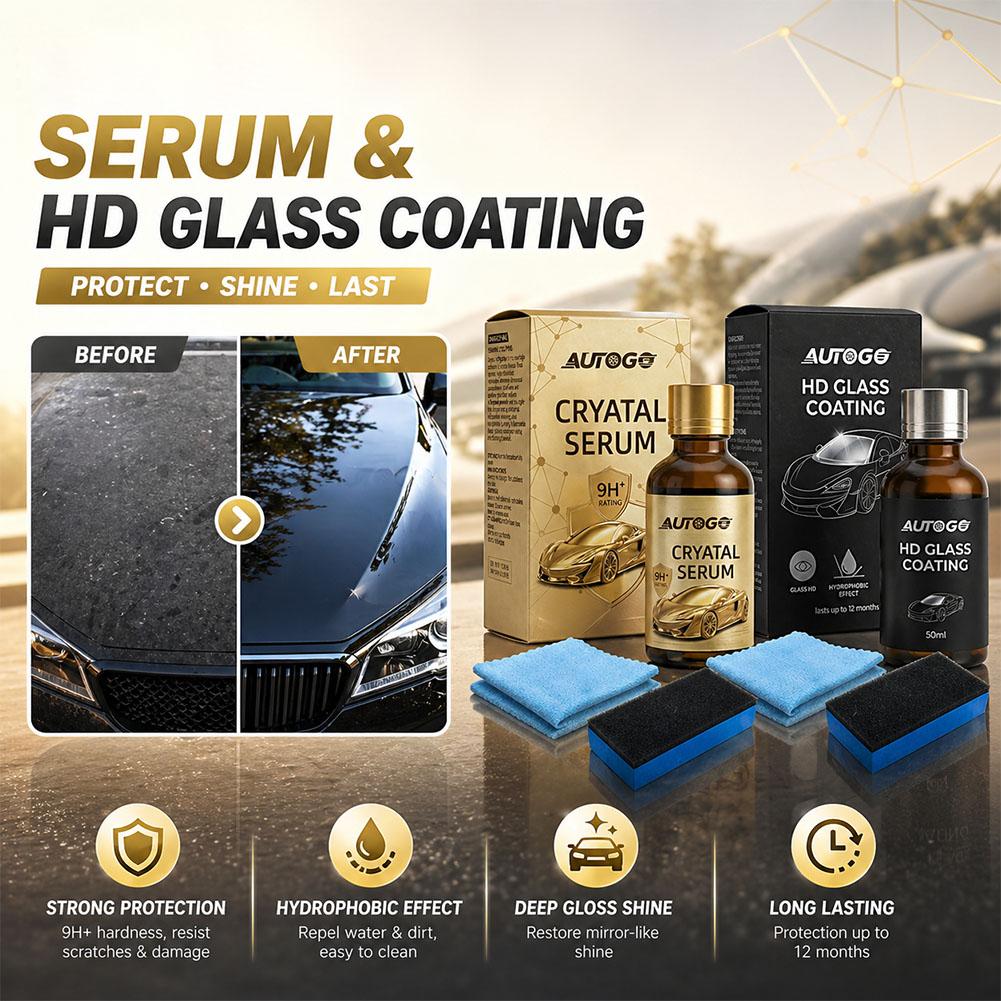 Car Ceramic Coating Kit HD Gla - Glass Protector Auto reseña y precio