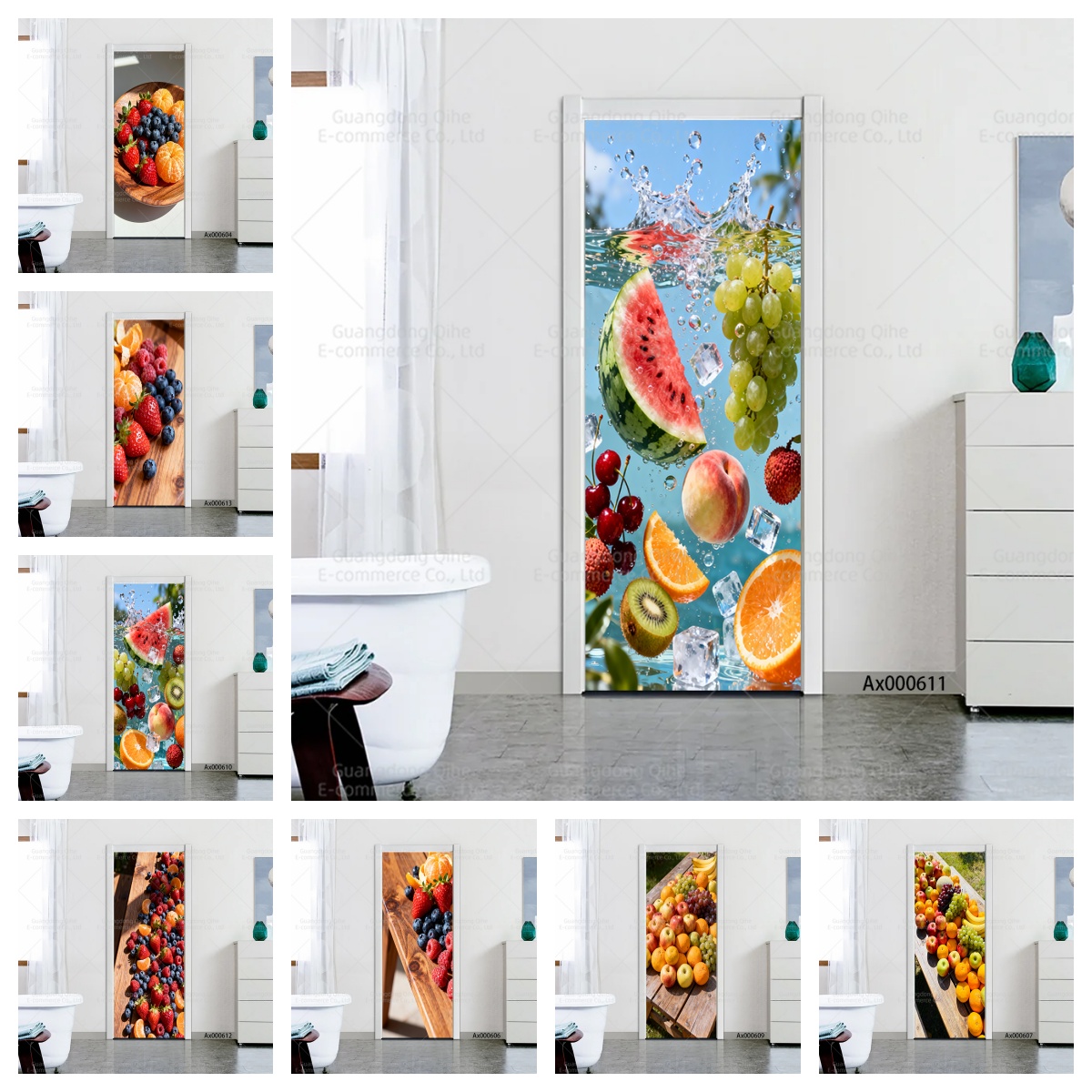 Bright Berry Mix Kitchen Door  - Full Cover Adhesive reseña y precio