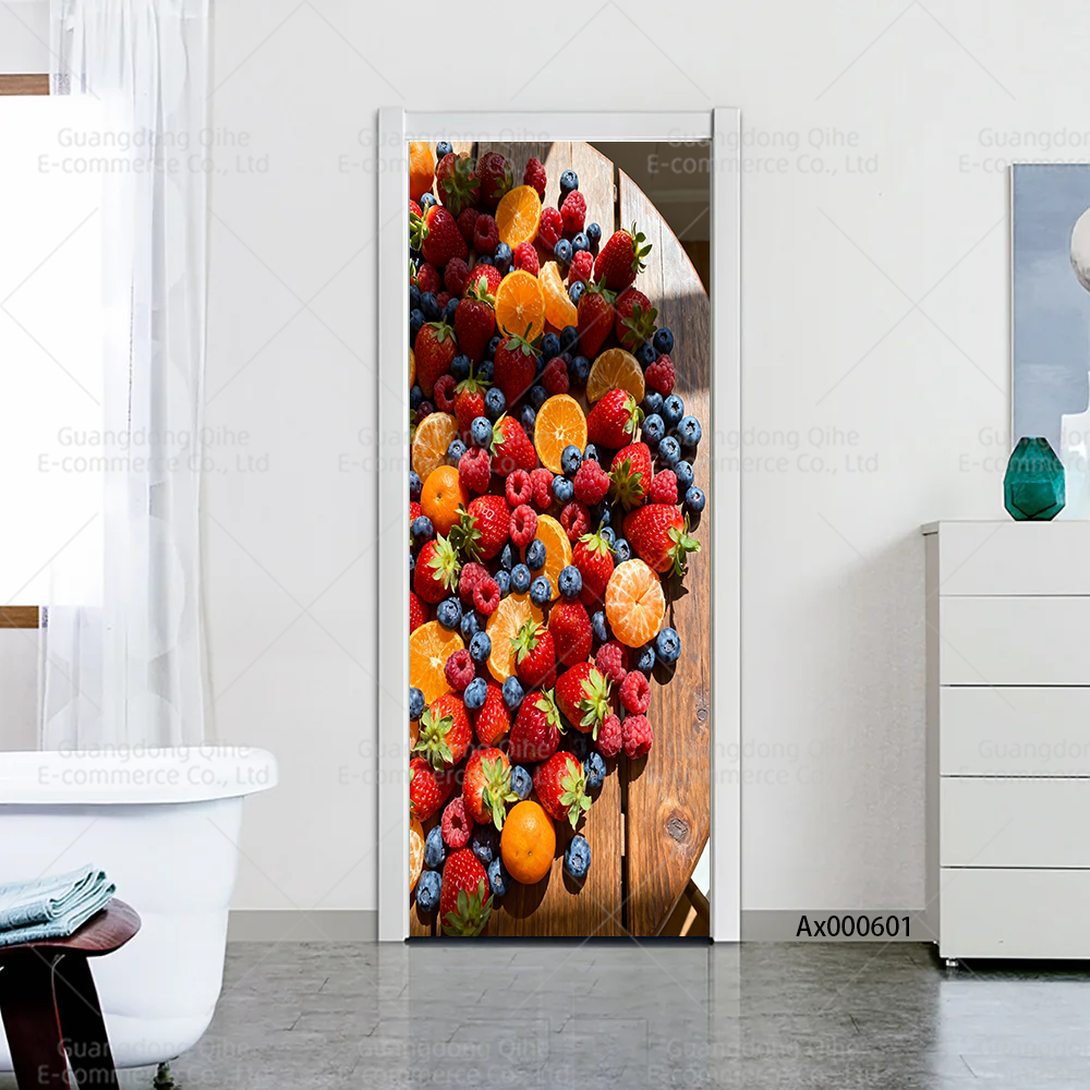 Bright Berry Mix Kitchen Door  - Full Cover Adhesive reseña y precio