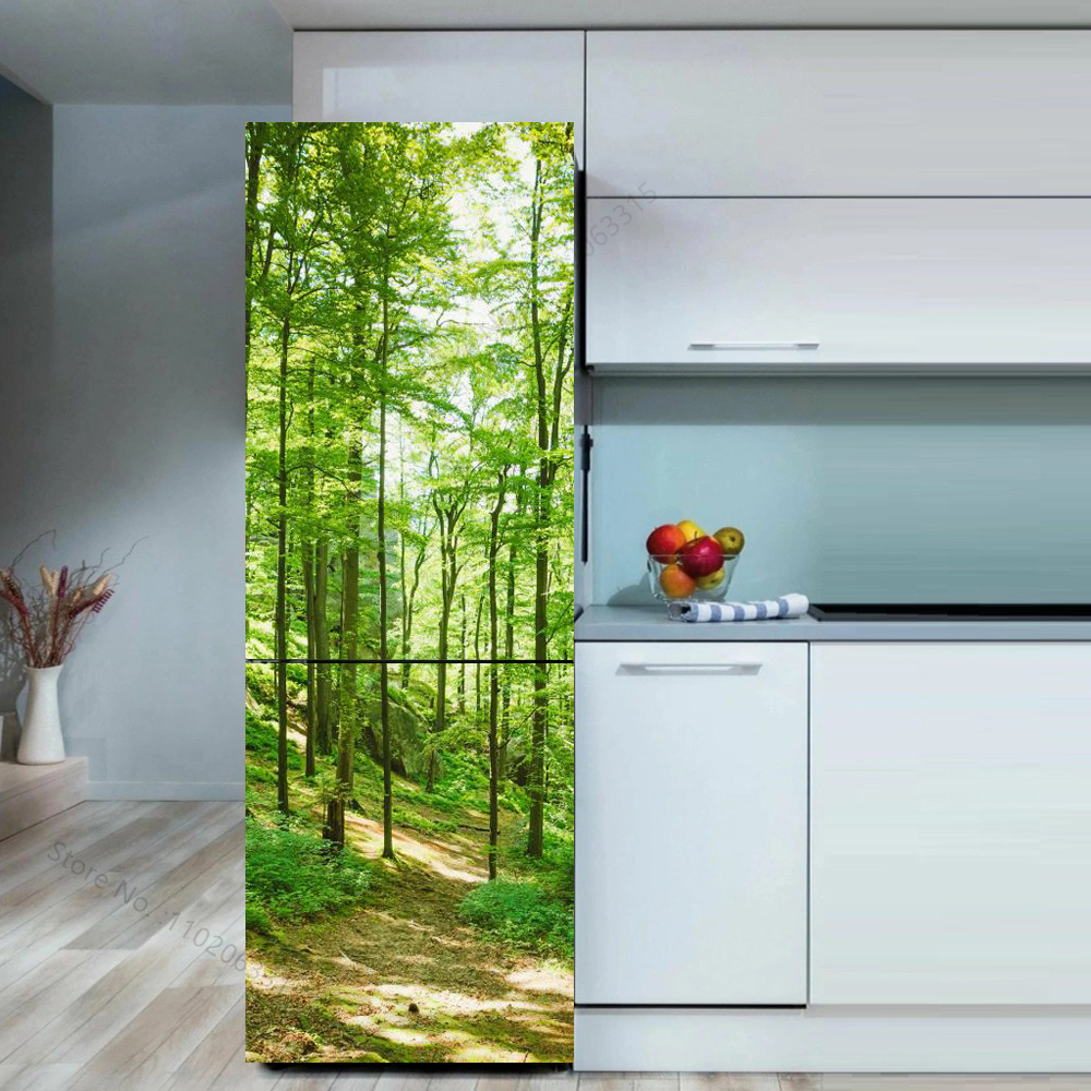 Seaside Beach Fridge Sticker D - Full Cover Adhesive reseña y precio