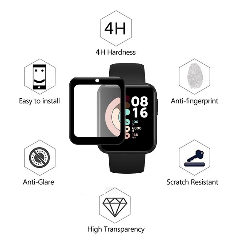 2 Pcs Tempered Glass for Redmi - Smartwatch Screen Film reseña y precio