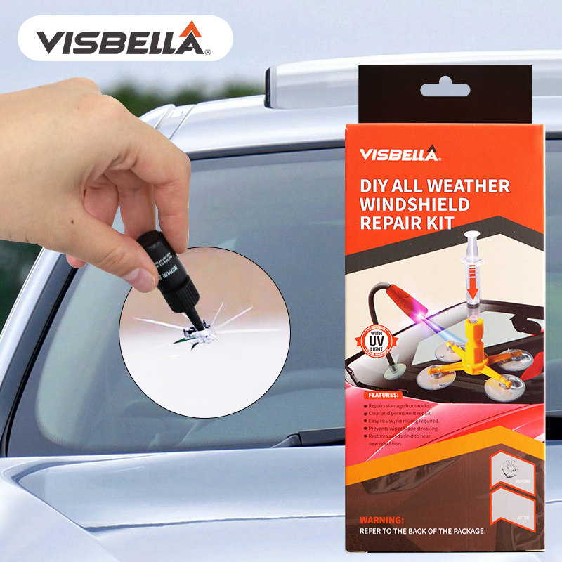 Visbella Car Windshield Repair - Liquid Uv Glue Kit reseña y precio