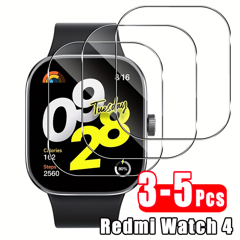 3-5Pcs Premium Tempered Glass  - Smartwatch Screen Film reseña y precio