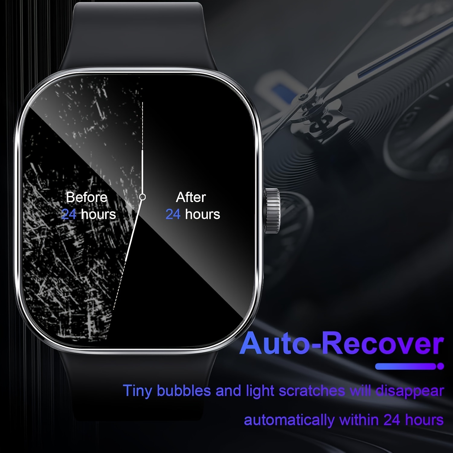 3-5Pcs Premium Tempered Glass  - Smartwatch Screen Film reseña y precio