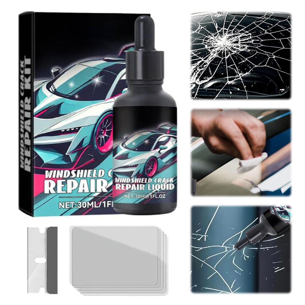 Cracked Glass Scratch Repair K - Liquid Uv Glue Kit reseña y precio