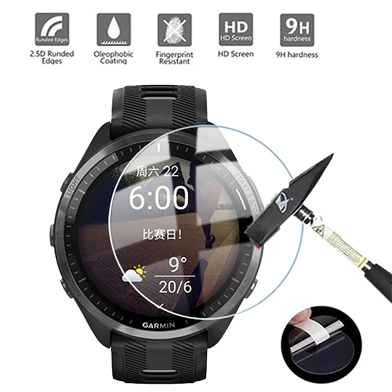 Tempered Glass For Garmin Fore - Tempered Glass Screen 9H reseña y precio