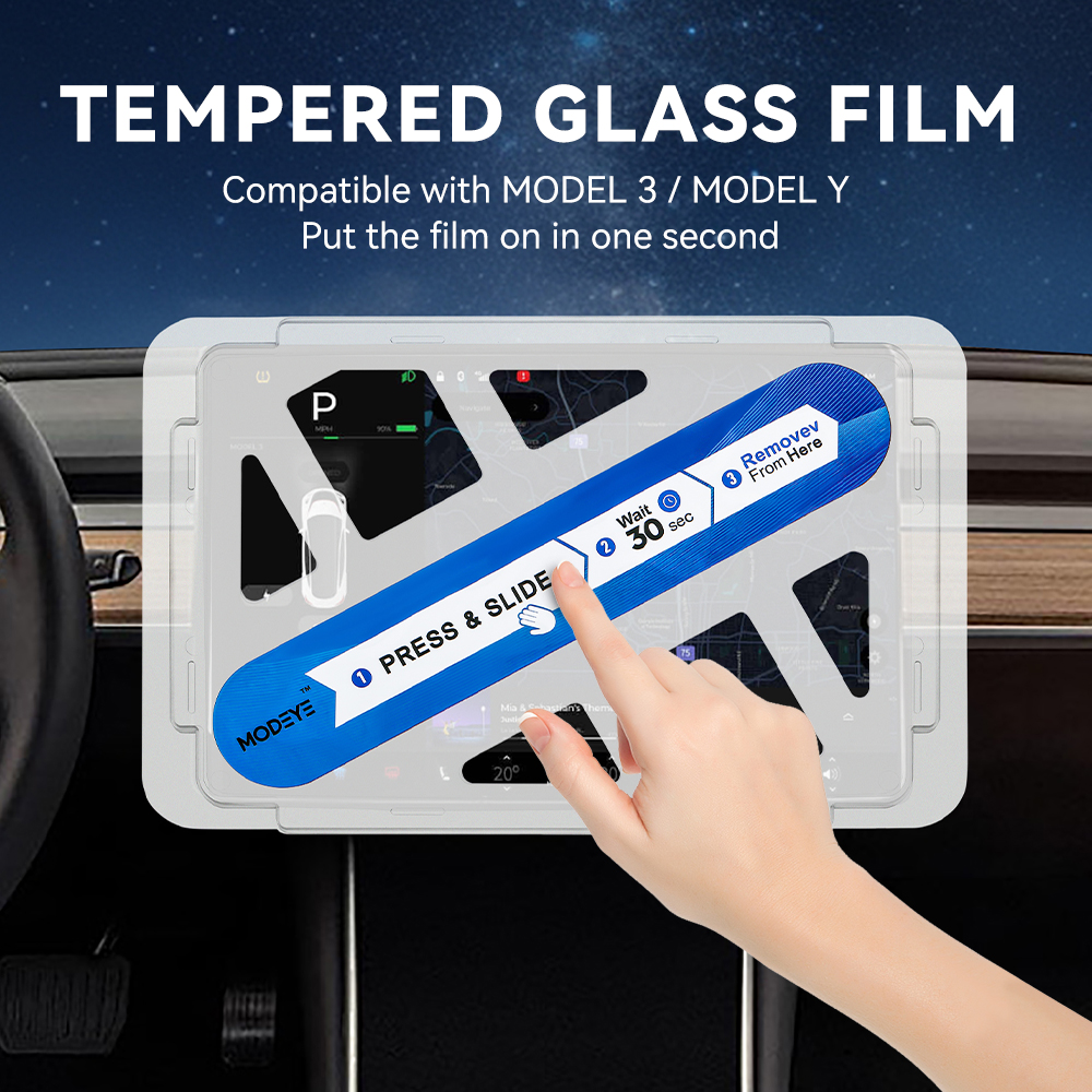 For Tesla Model 3 Y Car Naviga - Glass Protector Auto reseña y precio