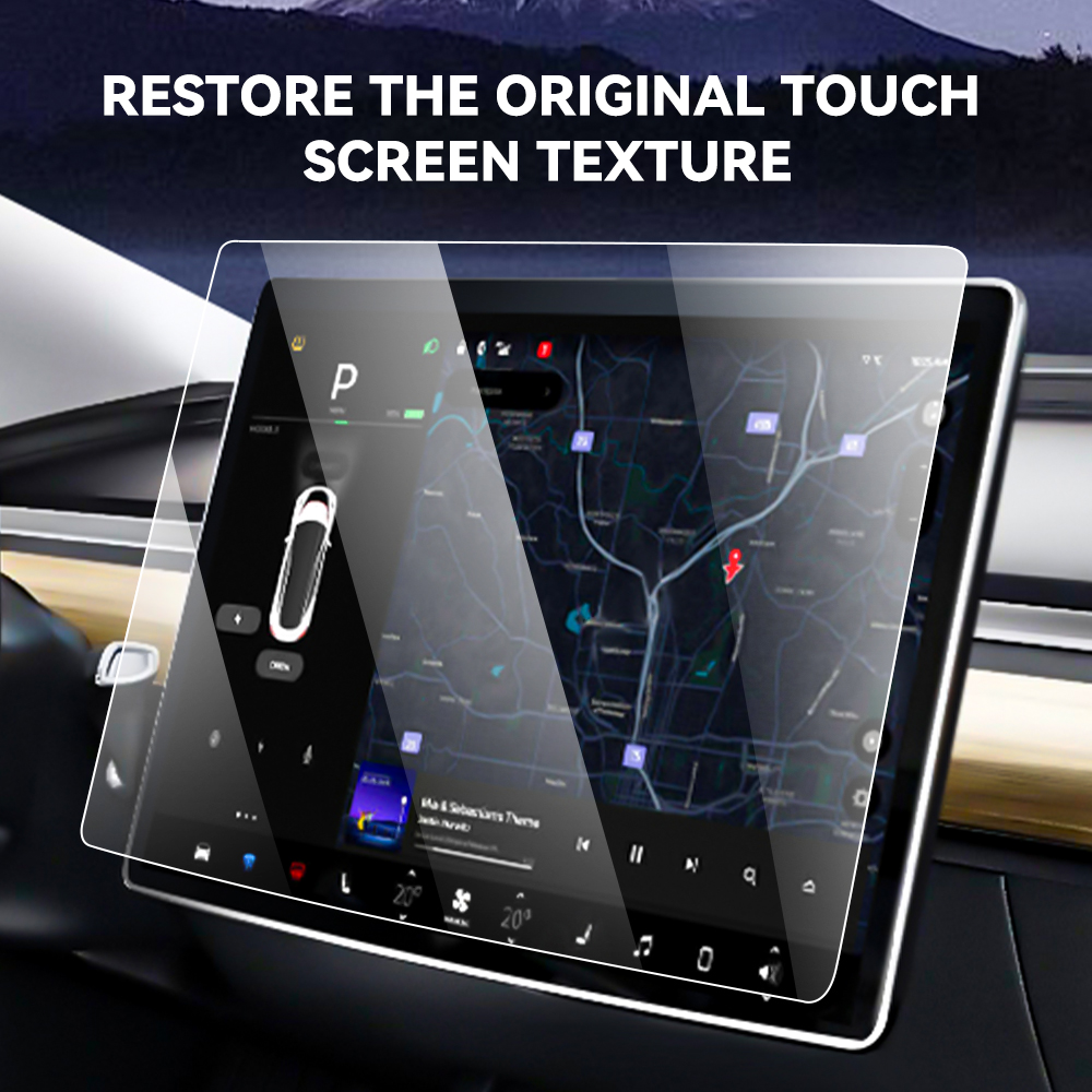 For Tesla Model 3 Y Car Naviga - Glass Protector Auto reseña y precio