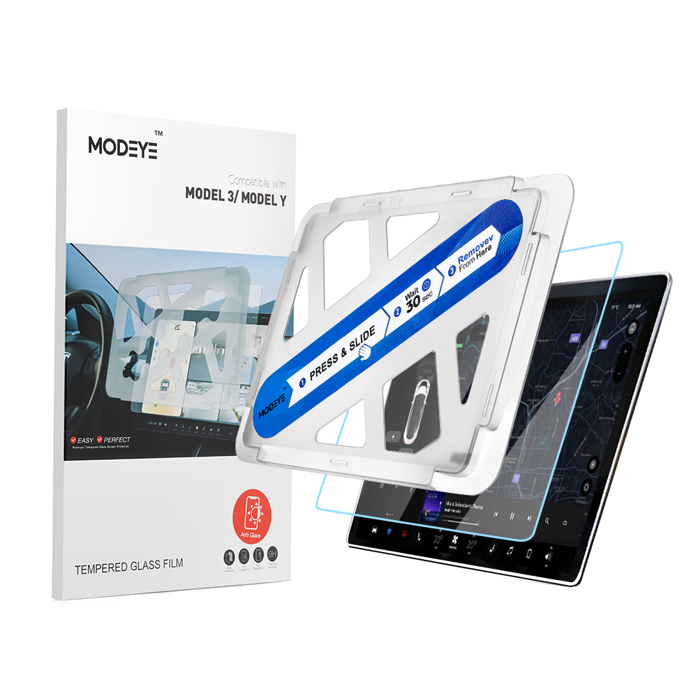 For Tesla Model 3 Y Car Naviga - Glass Protector Auto reseña y precio