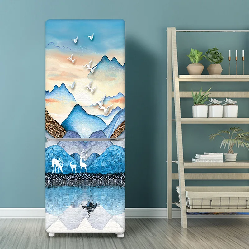 Seaside Beach Fridge Sticker F - Full Cover Adhesive reseña y precio