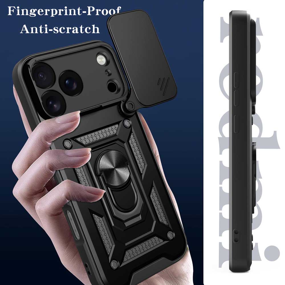 Shockproof Armor Case For iPho - Camera Lens Protector reseña y precio