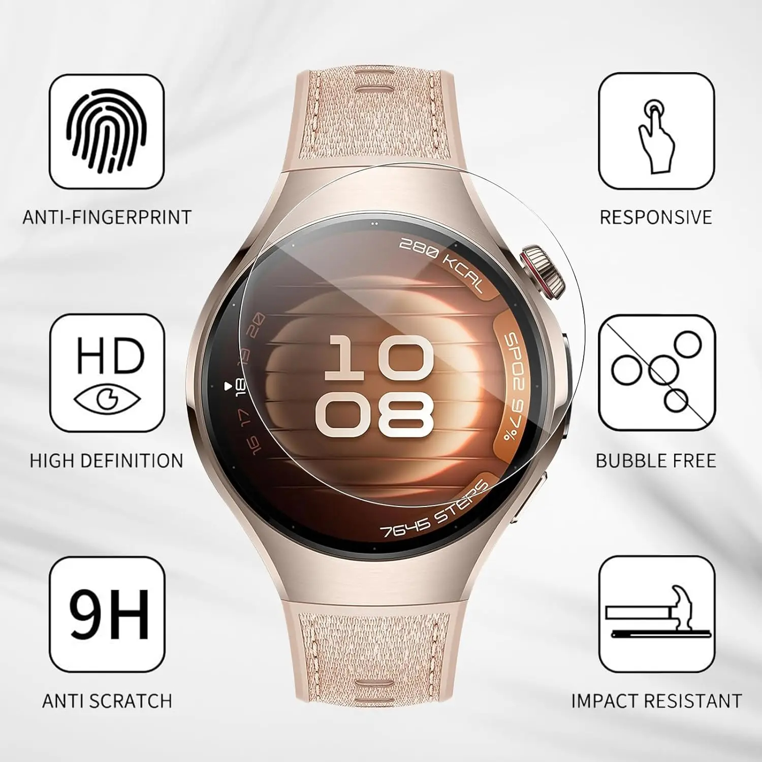 Hydrogel Film For Huawei Watch - Hydrogel Screen Protector reseña y precio