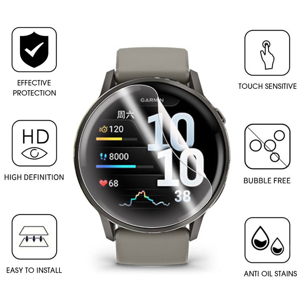 Soft Hydrogel Film For Garmin  - Hydrogel Screen Protector reseña y precio