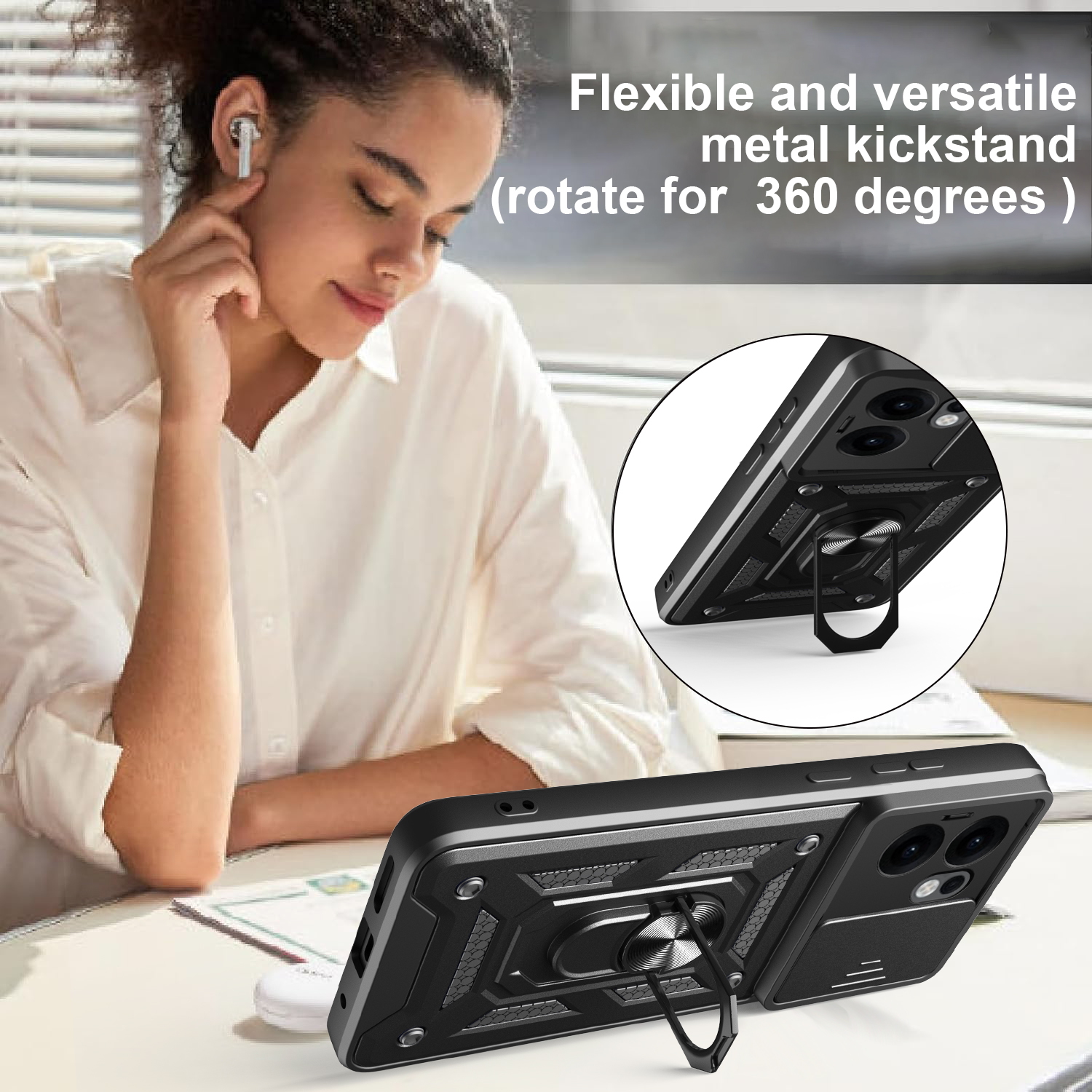 Armor Funda For OPPO Reno 13F  - Camera Lens Protector reseña y precio