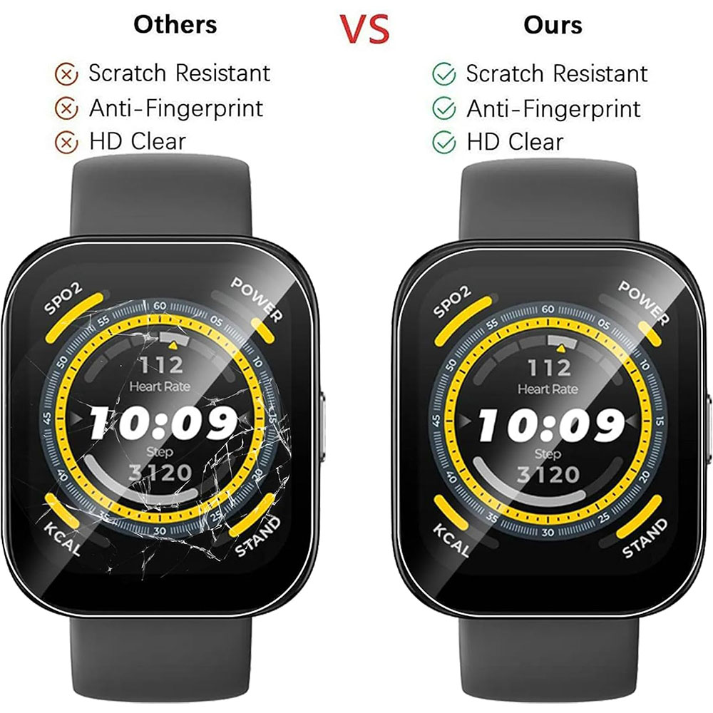 3PCS Clear HD Film Screen Prot - Smartwatch Screen Film reseña y precio