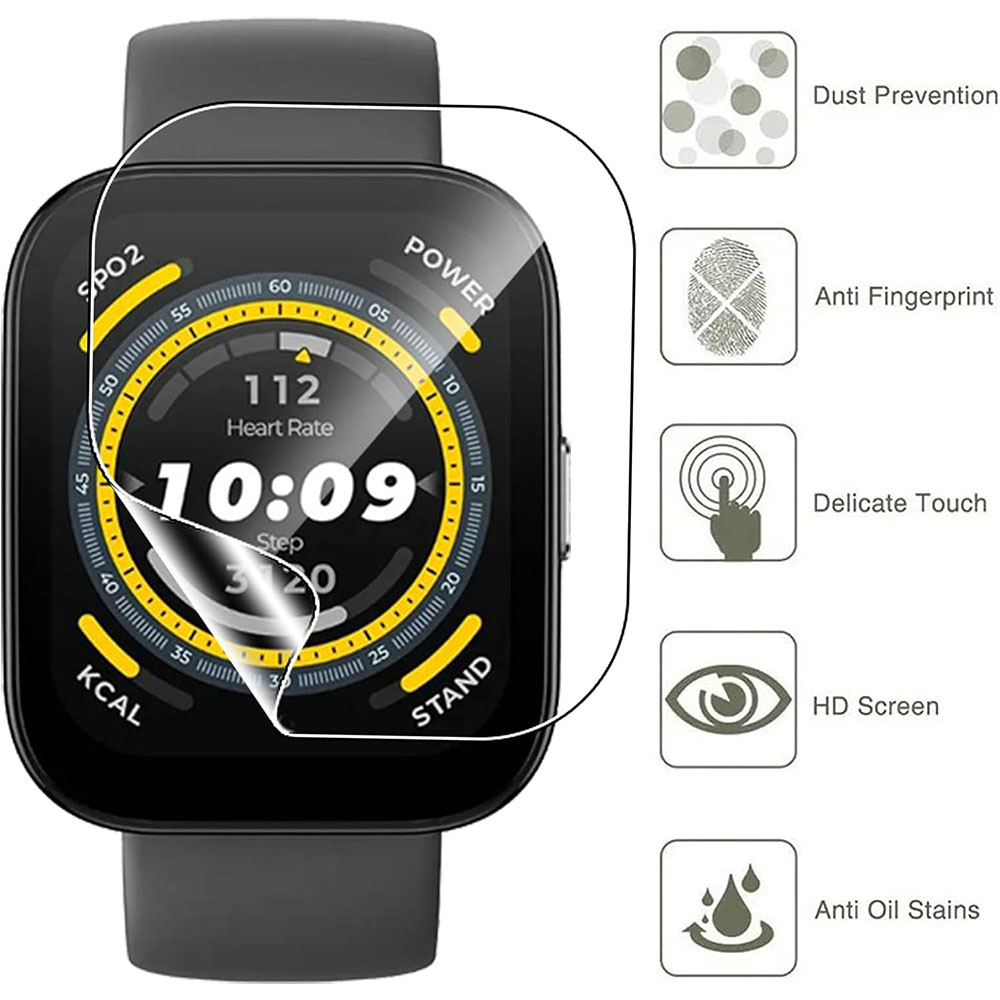 3PCS Clear HD Film Screen Prot - Smartwatch Screen Film reseña y precio