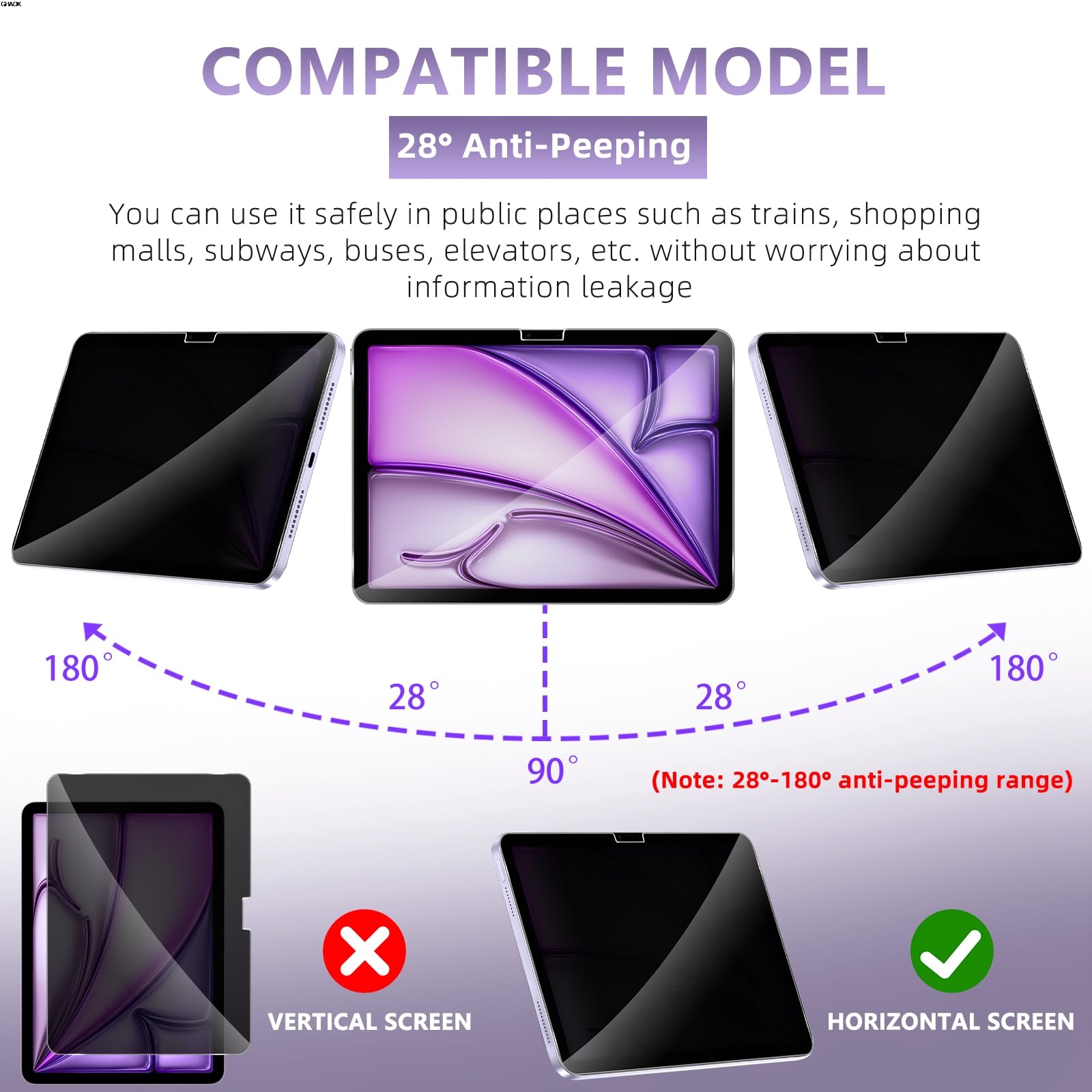 2 Way Privacy Anti-Spy Screen  - Matte Anti Glare Screen reseña y precio