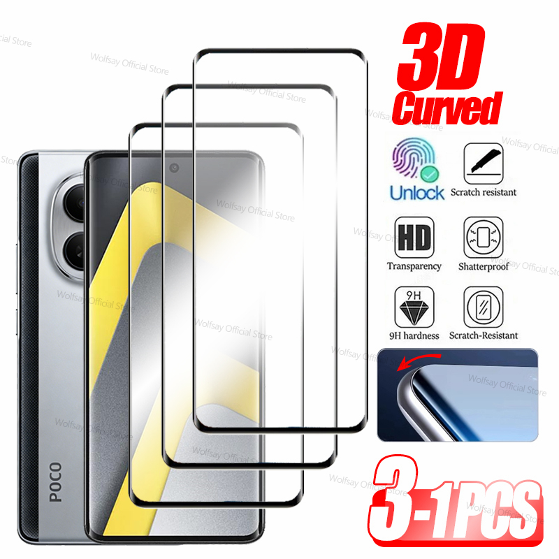 3/2/1 PCS 3D Curved Edge Glass - Curved Edge Screen reseña y precio