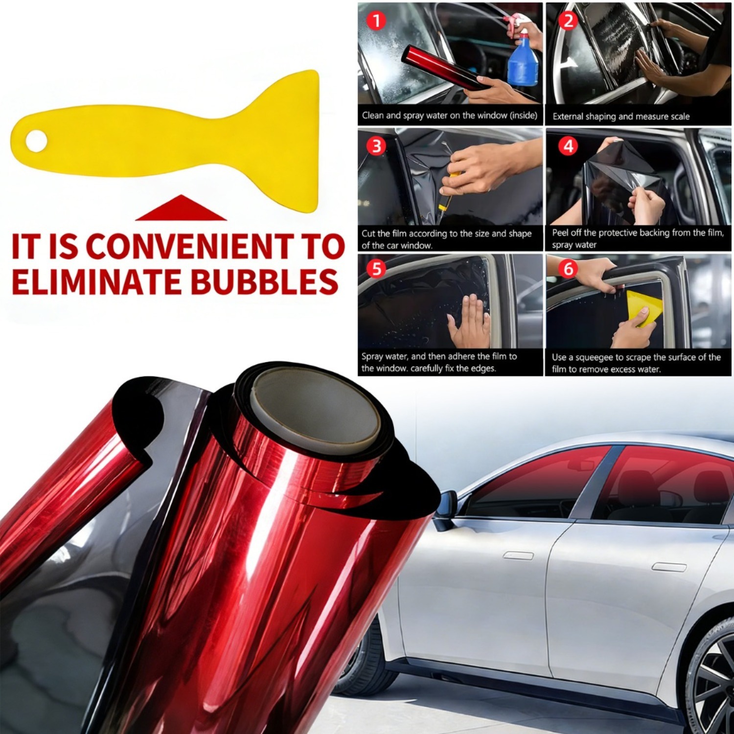 50x300cm Car Window Two-Tone T - Privacy Screen Protector reseña y precio