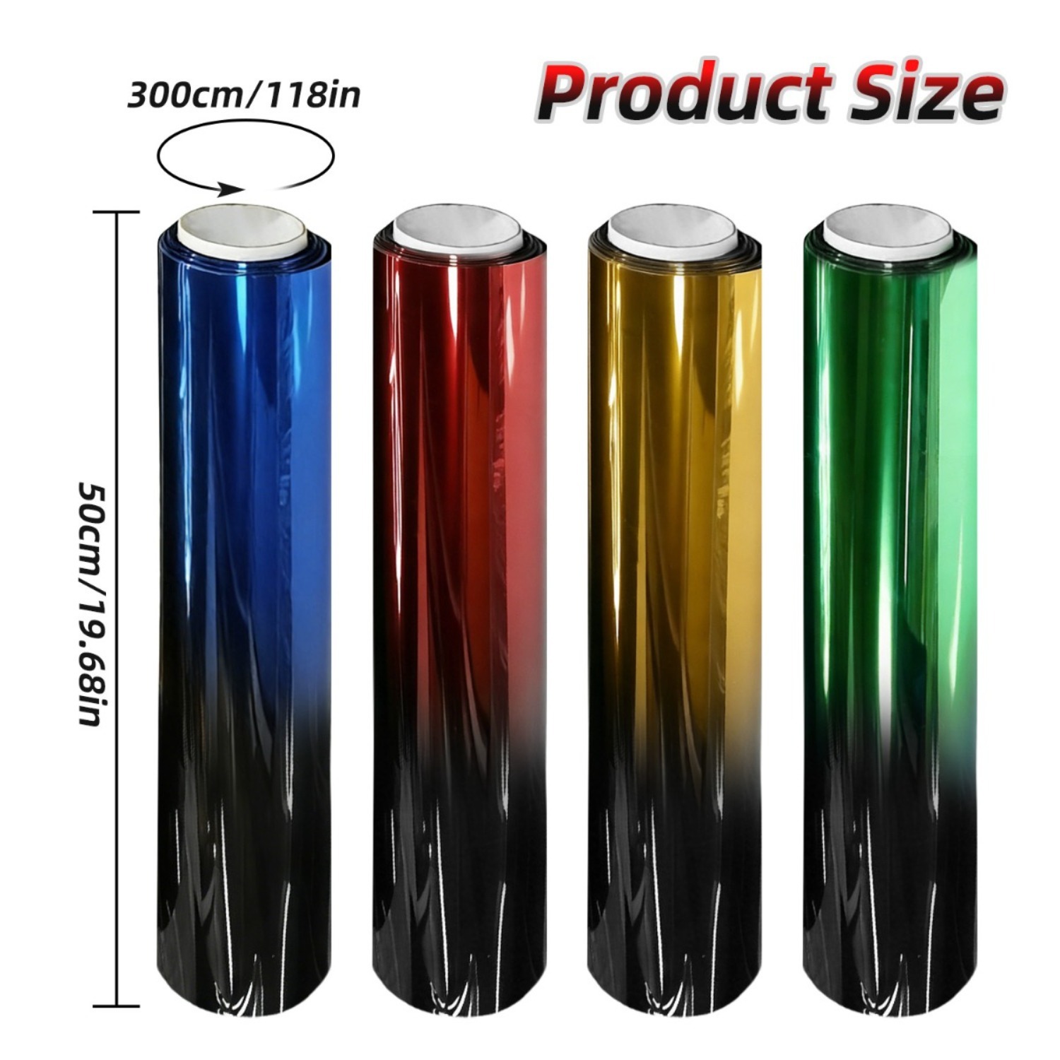50x300cm Car Window Two-Tone T - Privacy Screen Protector reseña y precio