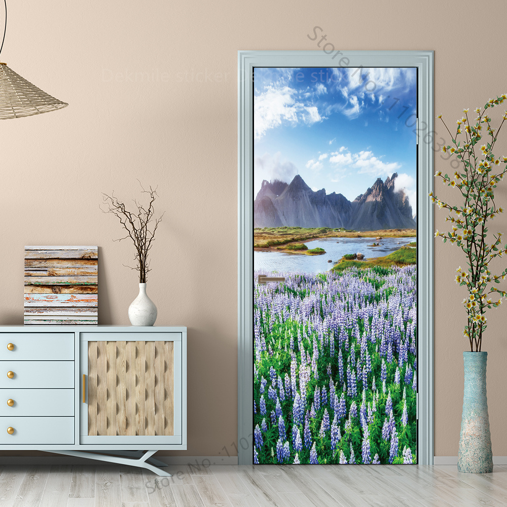 Natural Scenery Beach Waterfal - Full Cover Adhesive reseña y precio