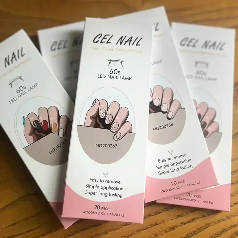 Semi-Cured Gel Nail Strips Pat - Full Cover Adhesive reseña y precio