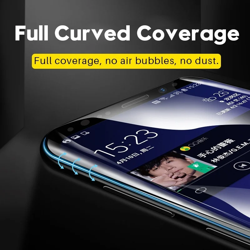 9D Curved Tempered Glass Film  - Curved Edge Screen reseña y precio