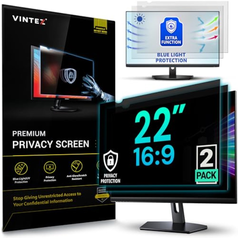 2 Pack 22 Inch 16:9 Privacy Sc - Privacy Filter 2Pack reseña y precio