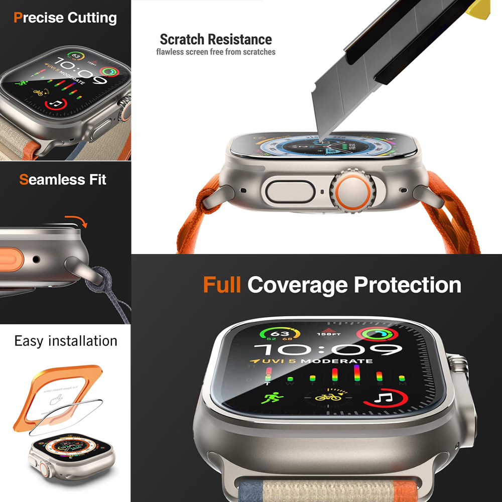 Tempered Glass For Apple Watch - Screen Alignment Tool reseña y precio
