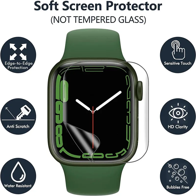 3PCS Hydrogel Film for Apple W - Hydrogel Screen Protector reseña y precio
