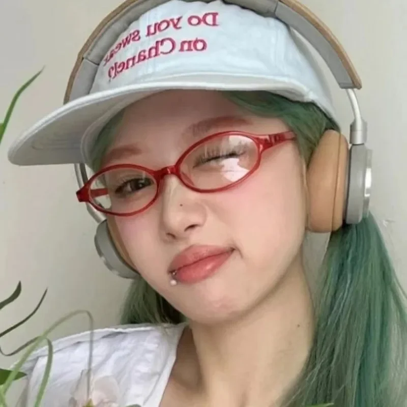 Retro Oval Glasses Women Girls - Anti Blue Light Film reseña y precio