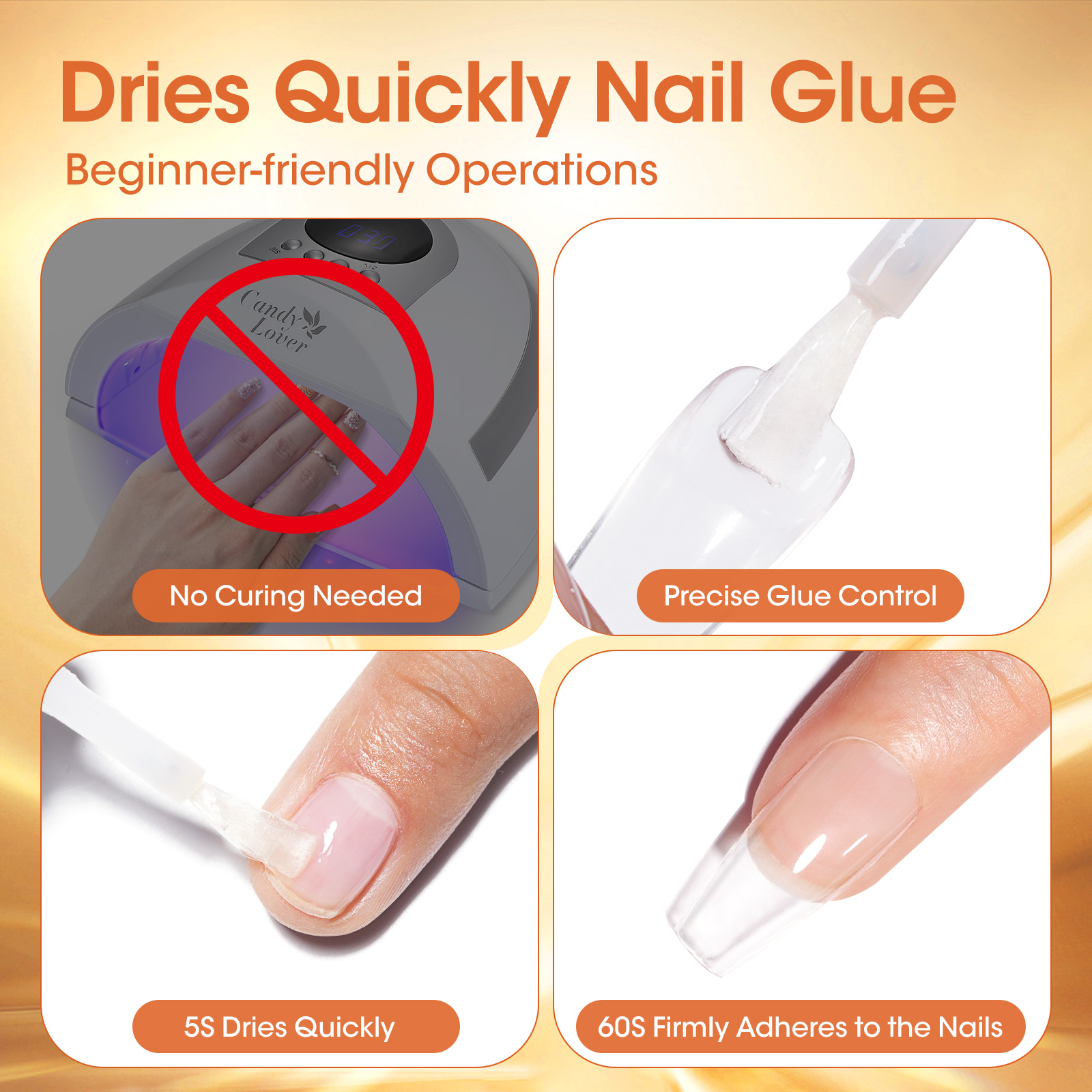 Super Strong Nail Glue Remover - Liquid Uv Glue Kit reseña y precio