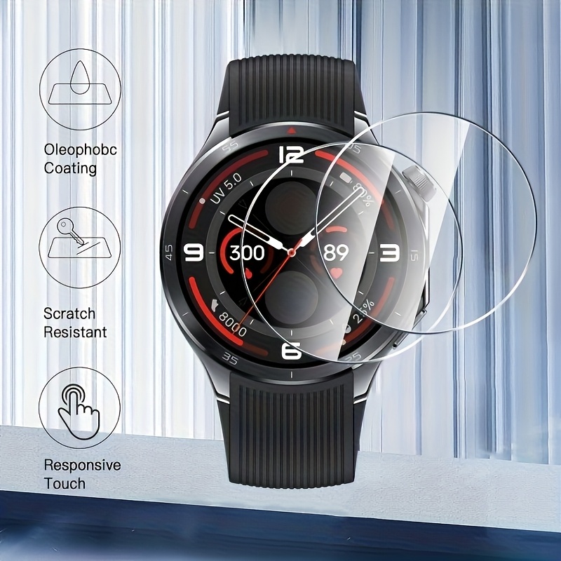 3PCS 9H Tempered Glass Screen  - Smartwatch Screen Film reseña y precio