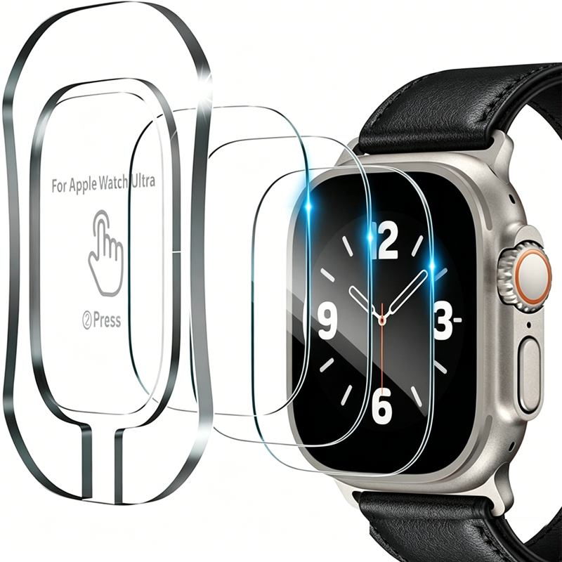 Tempered Glass for Apple Watch - Smartwatch Screen Film reseña y precio