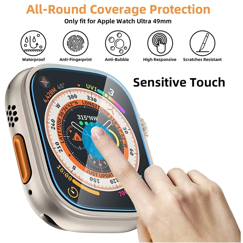 Tempered Glass for Apple Watch - Smartwatch Screen Film reseña y precio