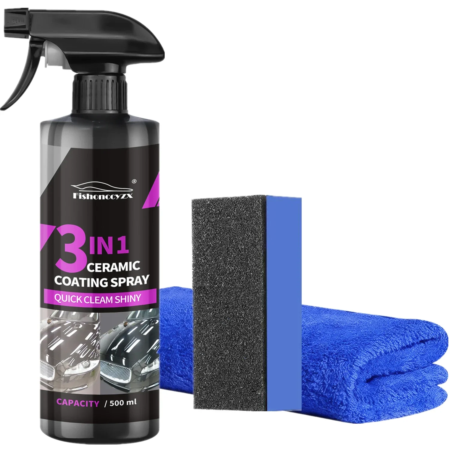 3 in 1 Car Ceramic Liquid Coat - Nano Liquid Coating reseña y precio