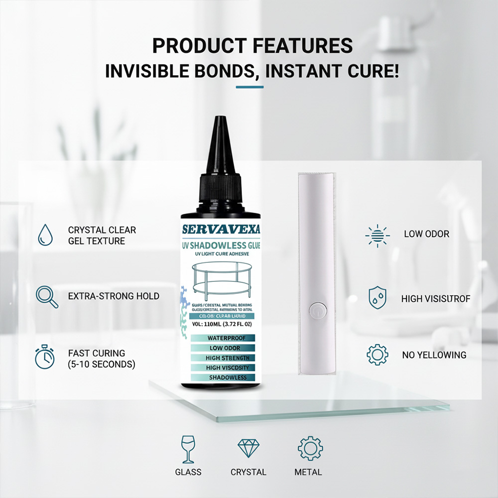 SERVAVEXA 110ml UV Light Cure  - Liquid Uv Glue Kit reseña y precio