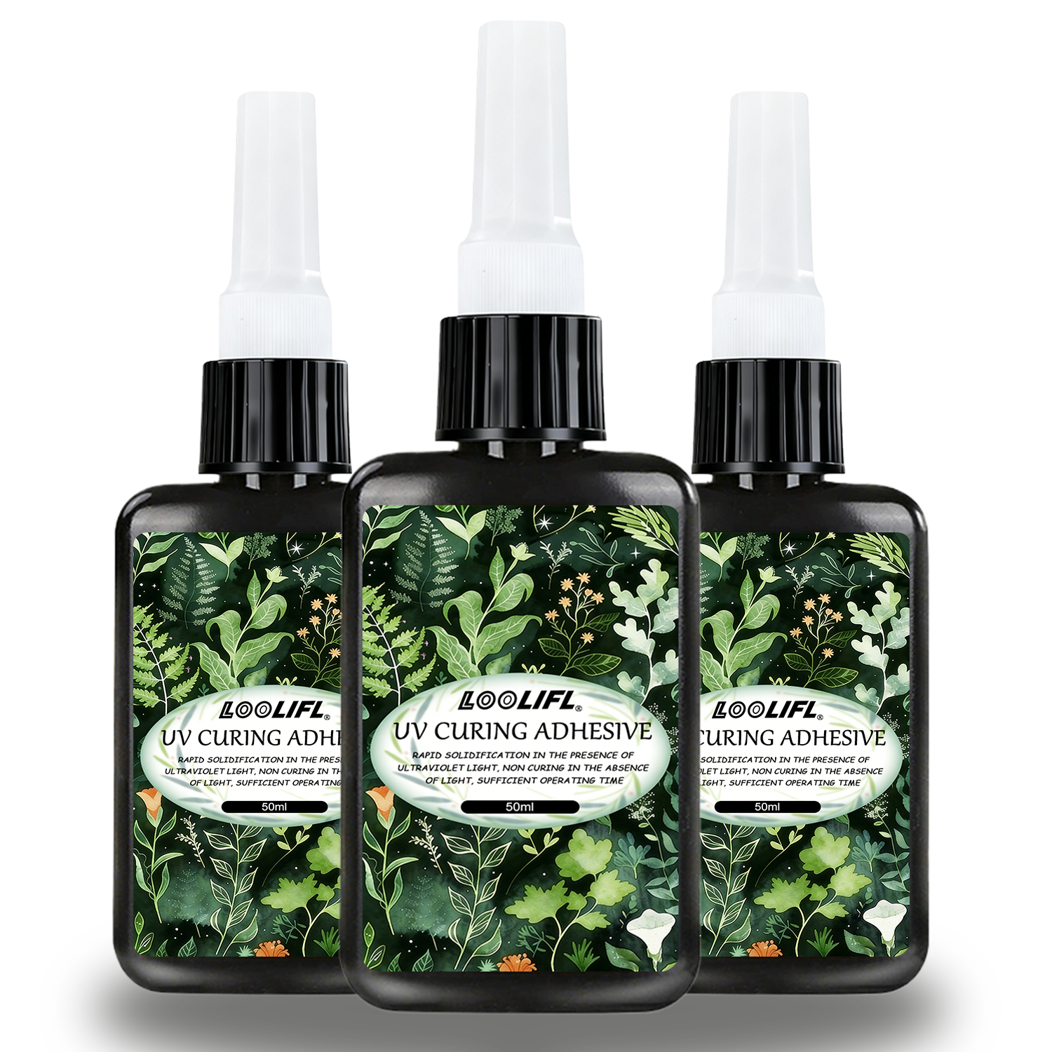 LOOLIFL UV Glue Kit 3 Bottles  - Liquid Uv Glue Kit reseña y precio